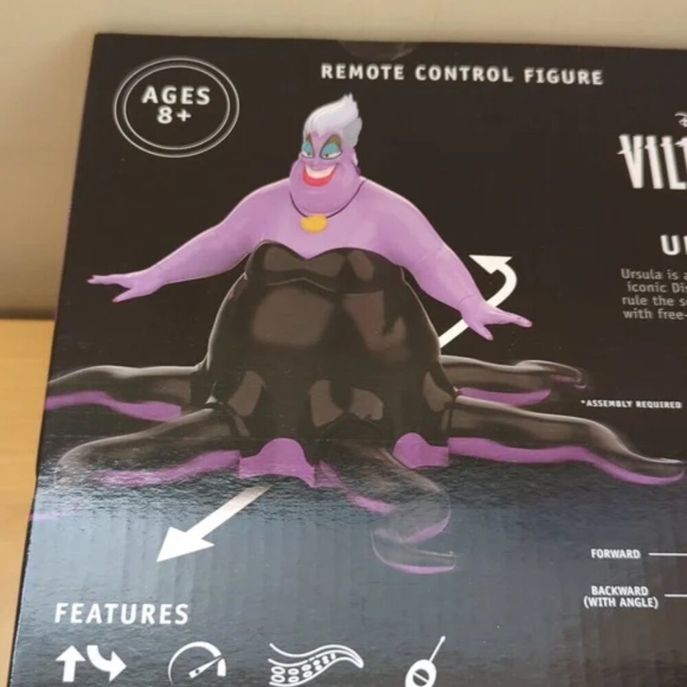 Disney Villains Ursula Remote Control Figure Brand New - Picture 6 of 14